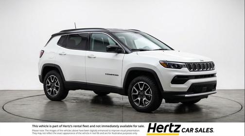 Bright White Clearcoat 2025 Jeep Compass Trailhawk