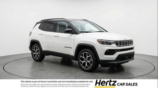 Bright White Clearcoat 2025 Jeep Compass Limited