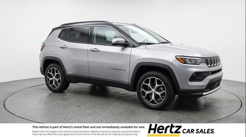 Silver Zynith Metallic Clearcoat 2025 Jeep Compass Limited