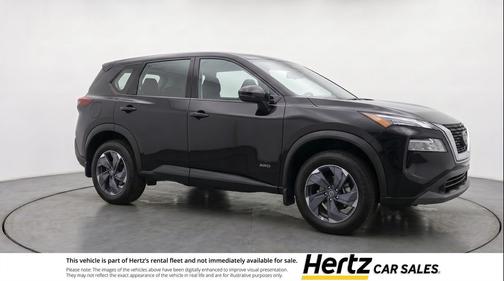 Super Black 2025 Nissan Rogue SV