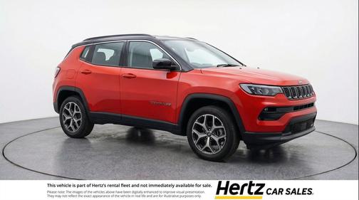 Red Hot Pearlcoat 2025 Jeep Compass Limited