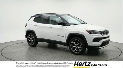 Bright White Clearcoat 2025 Jeep Compass Limited