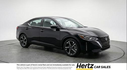 Super Black 2025 Nissan Sentra SV
