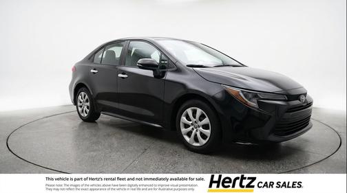Midnight Black Metallic 2025 Toyota Corolla LE