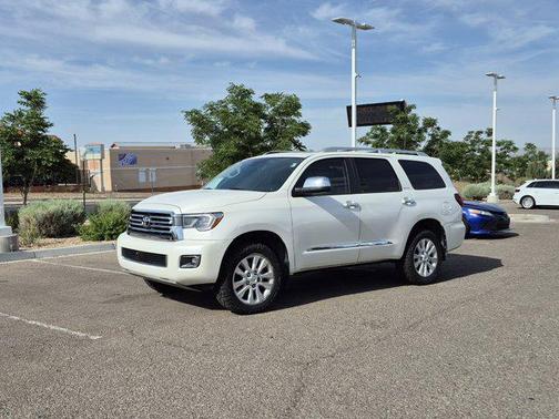 Blizzard Pearl 2020 Toyota Sequoia Platinum