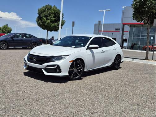 Platinum White Pearl 2021 Honda Civic Sport