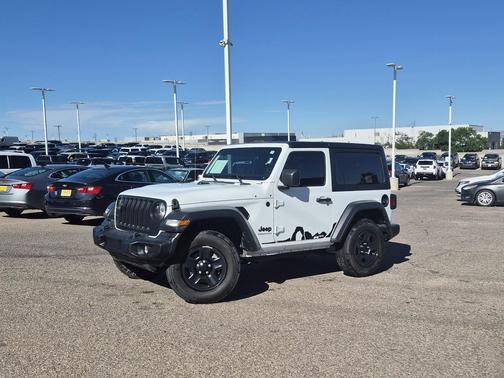 Bright White Clearcoat 2023 Jeep Wrangler Sport
