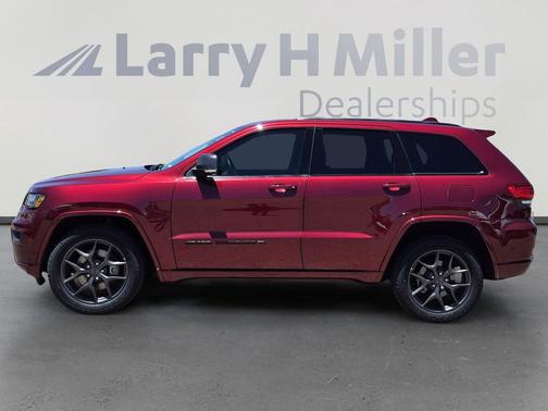 Velvet Red Pearlcoat 2021 Jeep Grand Cherokee 80th Anniversary 4x4