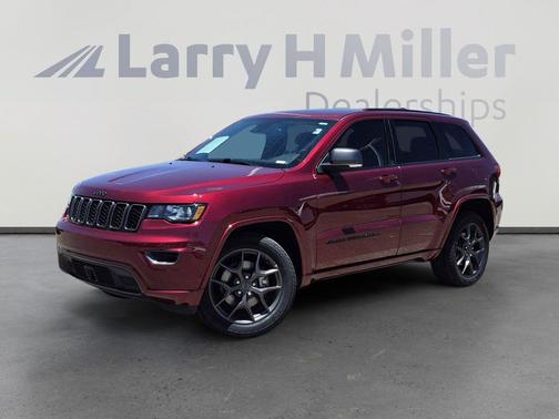 Velvet Red Pearlcoat 2021 Jeep Grand Cherokee 80th Anniversary 4x4
