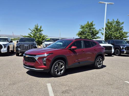 Crimson Metallic 2025 Chevrolet Trax LT