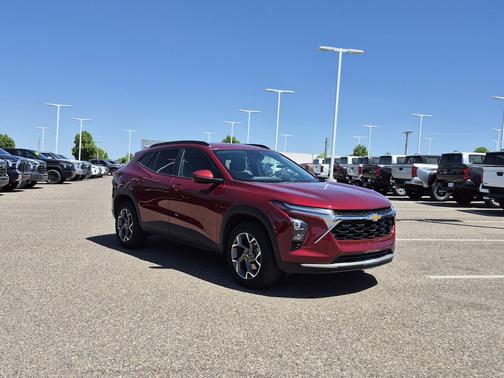 Crimson Metallic 2025 Chevrolet Trax LT