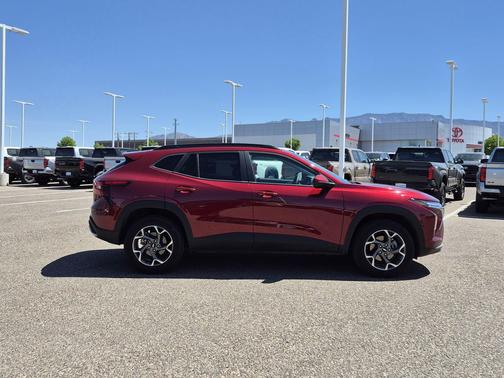 Crimson Metallic 2025 Chevrolet Trax LT