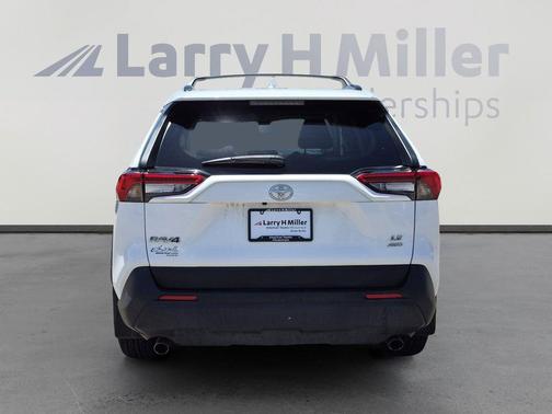 Super White 2021 Toyota RAV4 LE