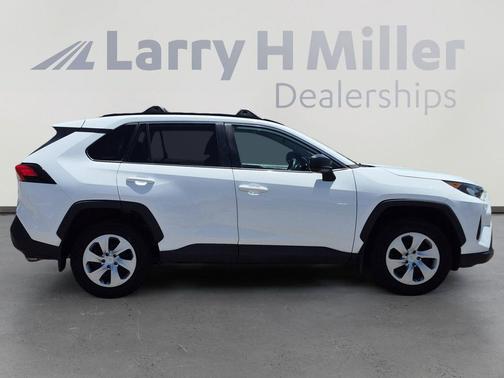 Super White 2021 Toyota RAV4 LE