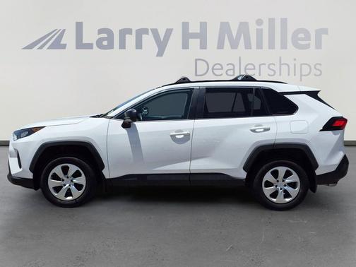 Super White 2021 Toyota RAV4 LE