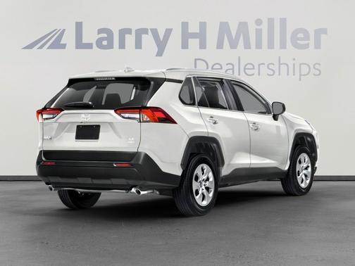 Super White 2021 Toyota RAV4 LE