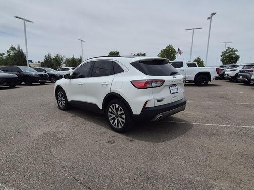 Star White Metallic Tri-Coat 2020 Ford Escape Titanium
