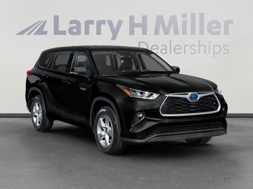 Midnight Black Metallic 2022 Toyota Highlander Hybrid Platinum