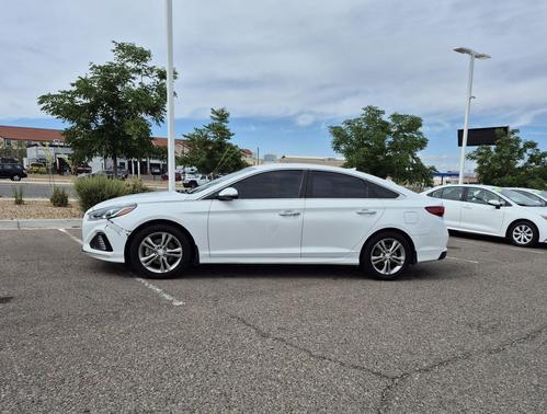Quartz White Pearl 2019 Hyundai SONATA SEL