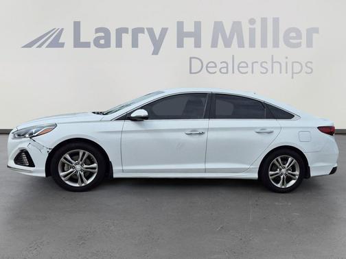Quartz White Pearl 2019 Hyundai SONATA SEL