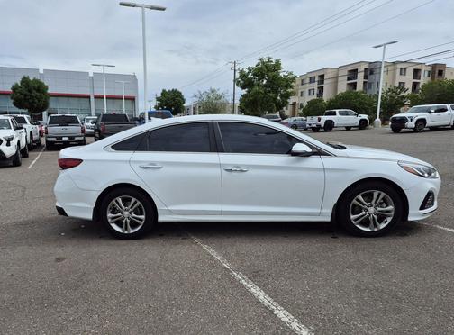 Quartz White Pearl 2019 Hyundai SONATA SEL