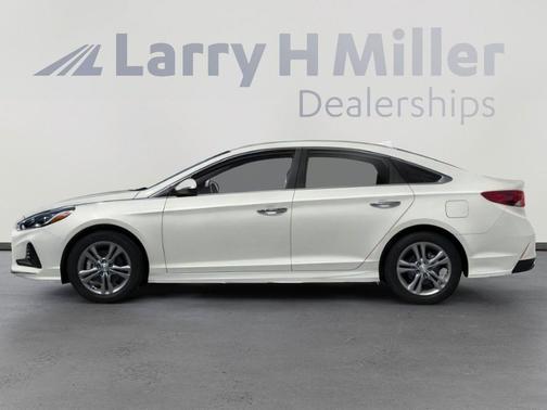 Quartz White Pearl 2019 Hyundai SONATA SEL