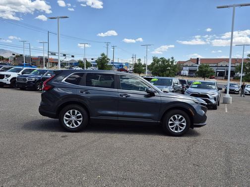 Solar Silver Metallic 2025 Honda CR-V LX AWD
