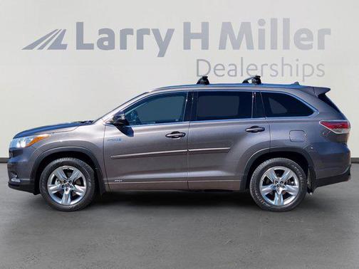 Predawn Gray Mica 2016 Toyota Highlander Hybrid Platinum