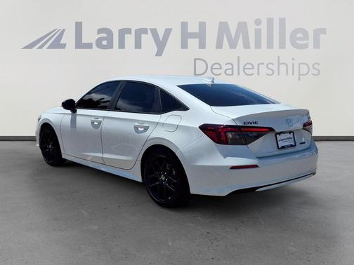 Platinum White Pearl 2026 Honda Civic Hybrid Sport Touring