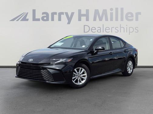 Midnight Black Metallic 2025 Toyota Camry LE