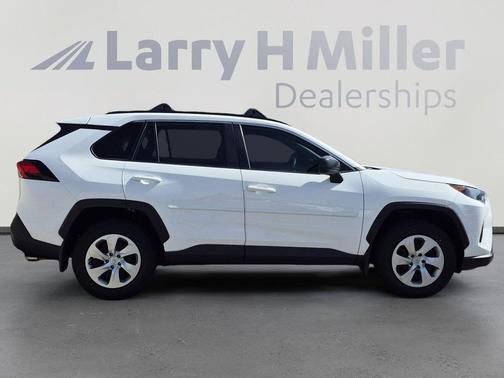 Super White 2021 Toyota RAV4 LE