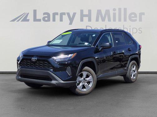Midnight Black Metallic 2025 Toyota RAV4 Hybrid LE