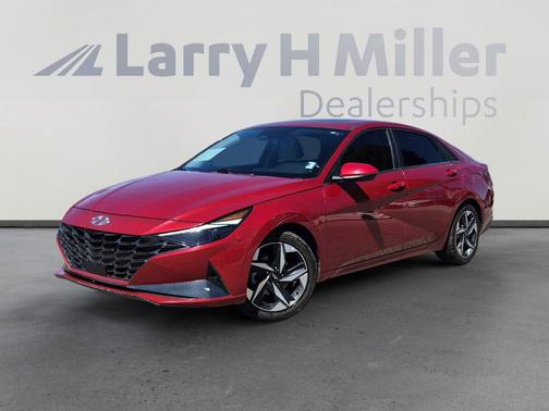 Scarlet Red Pearl 2023 Hyundai ELANTRA HEV Limited