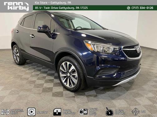 Dark Moon Blue Metallic 2021 Buick Encore Preferred