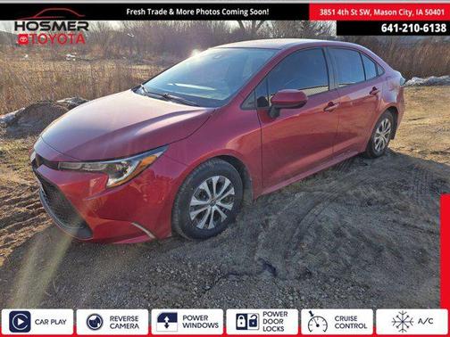 Barcelona Red Metallic 2020 Toyota Corolla Hybrid LE