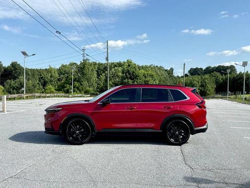 Radiant Red Metallic 2025 Honda CR-V Hybrid Sport Touring
