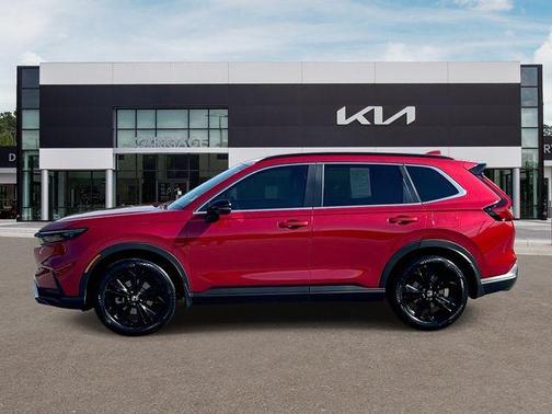 Radiant Red Metallic 2025 Honda CR-V Hybrid Sport Touring