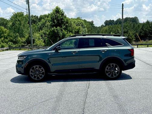 Aruba Green 2021 Kia Sorento SX Prestige X-Line