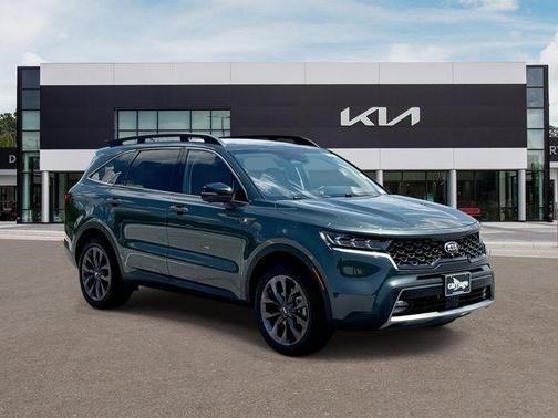 Aruba Green 2021 Kia Sorento SX Prestige X-Line