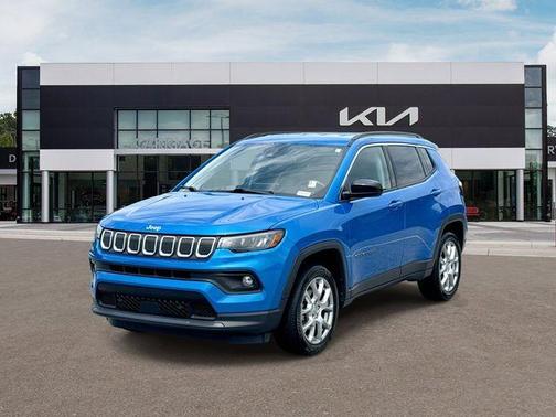 Laser Blue 2022 Jeep Compass Latitude Lux