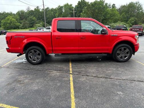Red 2020 Ford F-150 XLT