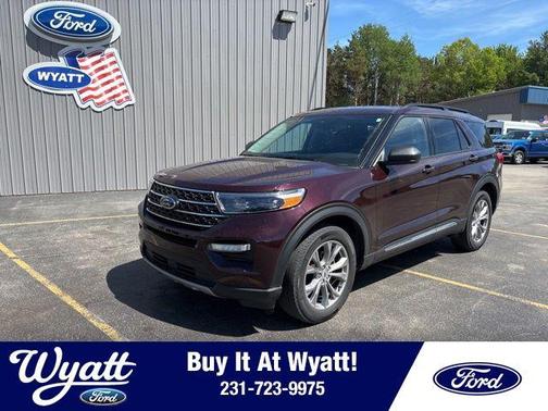 Red Metallic 2023 Ford Explorer XLT