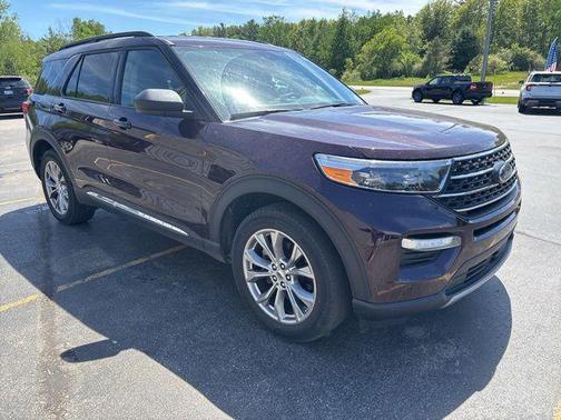Red Metallic 2023 Ford Explorer XLT