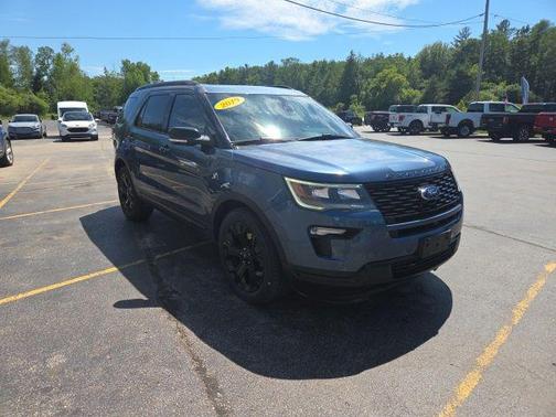 Blue 2019 Ford Explorer Sport