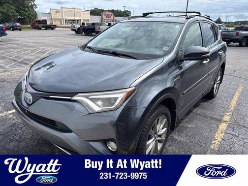 Magnetic Gray Metallic 2017 Toyota RAV4 Hybrid Limited