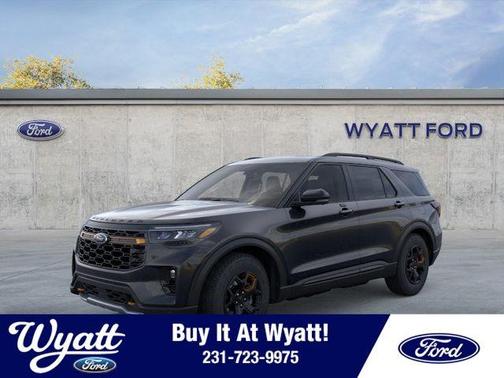 Agate Black Metallic 2026 Ford Explorer Tremor