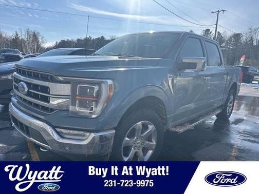Blue 2023 Ford F-150 Lariat