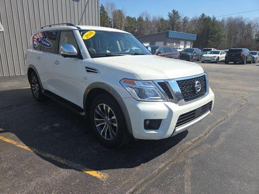 Pearl White 2018 Nissan Armada SL