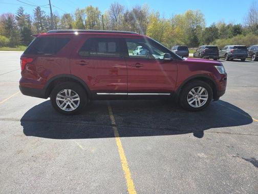 Red 2019 Ford Explorer XLT