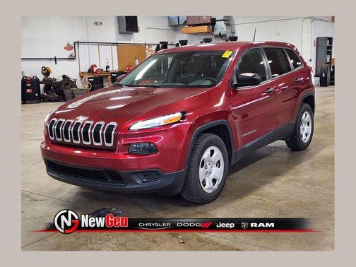 Deep Cherry Red Crystal Pearlcoat 2017 Jeep Cherokee Sport